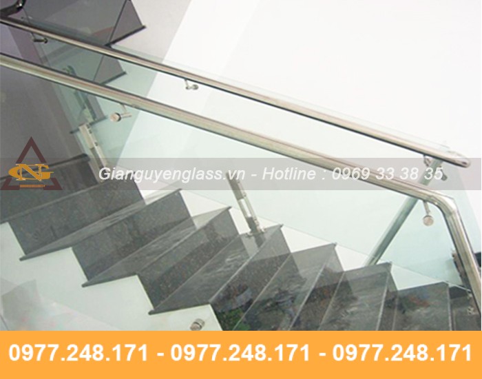 báo giá cầu thang inox kính đẹp, cầu thang inox kính đẹp, cầu thang kính tay vịn inox