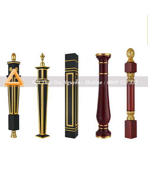 Trụ cầu thang đề ba nhôm đúc