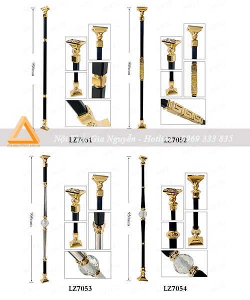Mẫu trụ cầu thang nhôm đúc